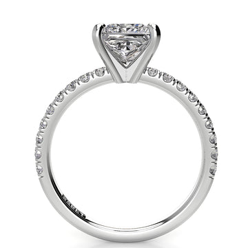 Princess Solitaire Classic Engagement Ring